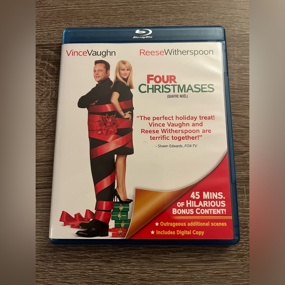 📀 3/$15 or 4/$20 📀 Four Christmases Bluray
